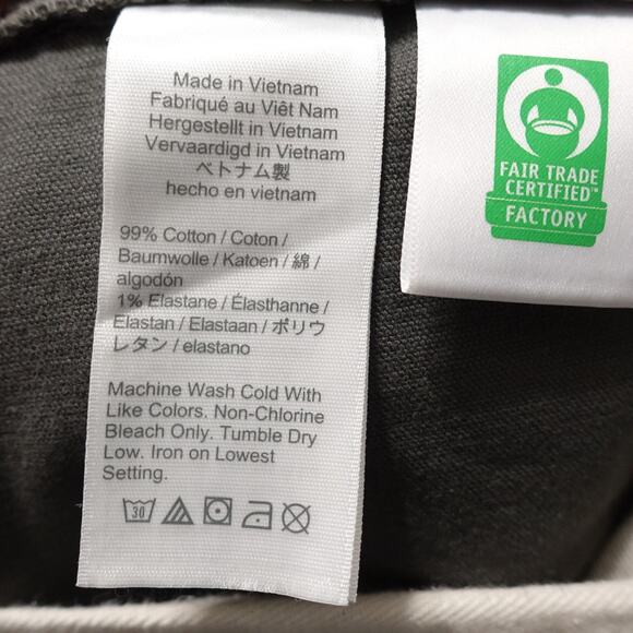 J CREW STYLE 284 GREY CORDUROY CHINO PANTS MENS SIZE 32X30 - Picture 8 of 8